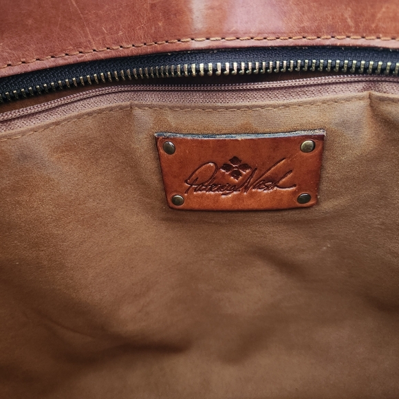 Patricia Nash Zancona Leather Tote, Excellent condition! - Picture 8 of 16